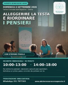 alleggerire la testa, riordinare i pensieri